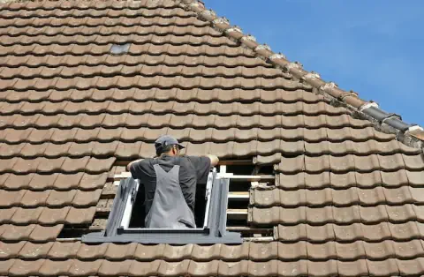 Pose de velux au Fouilloux